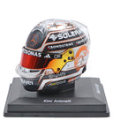キミ・アントネッリ 2025年 イギリスGP メルセデス ヘルメット by スパーク 1/5スケール