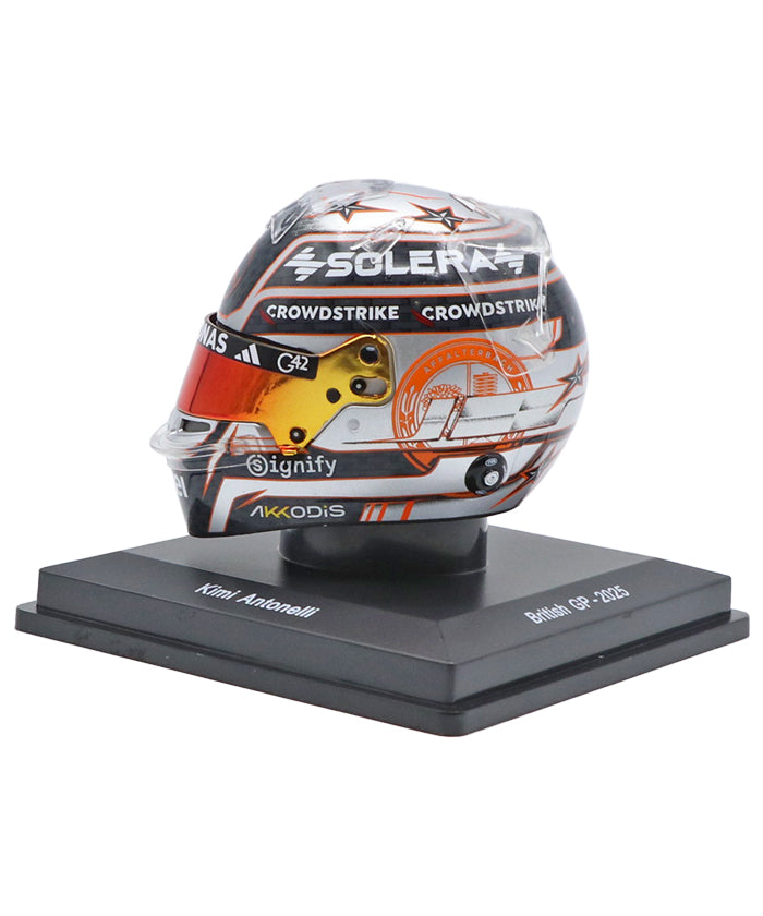 キミ・アントネッリ 2025年 イギリスGP メルセデス ヘルメット by