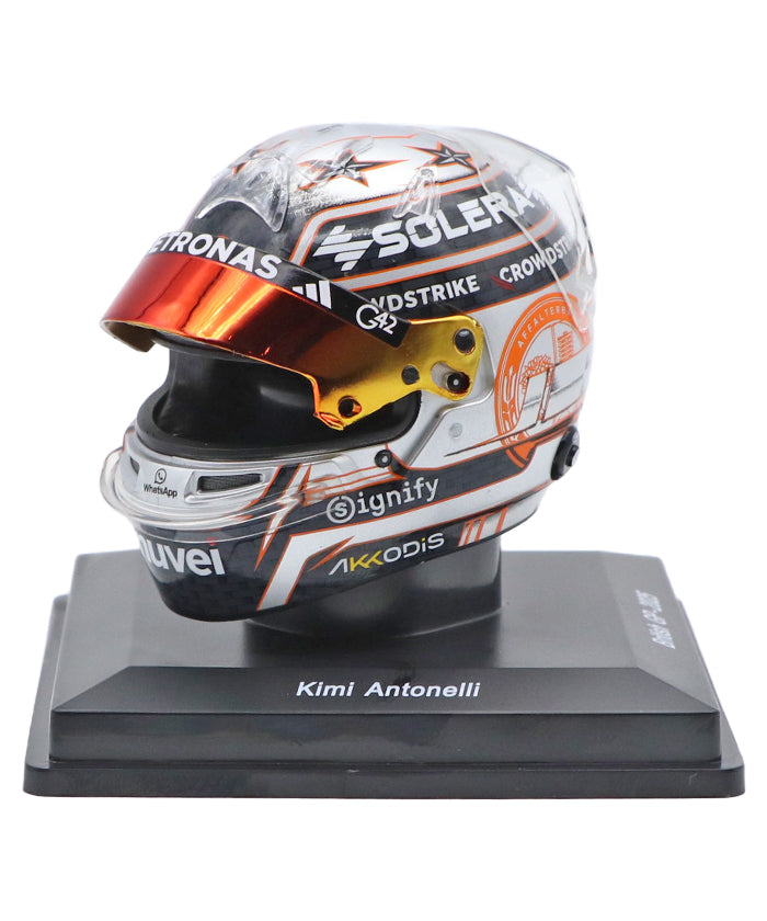 キミ・アントネッリ 2025年 イギリスGP メルセデス ヘルメット by