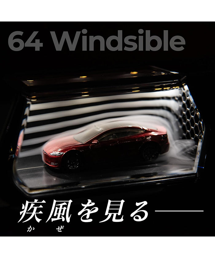 Windsible 風洞実験ケース by ファンテックラボ 1/64スケール – EURO