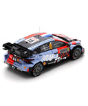Hyundai i20N Rally1 Hyundai MotorSports No.16 アドリアン･フルモー / アレクサンダー･コリア 2026年 ラリー･モンテカルロ by スパーク 1/43スケール
