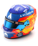 カルロス・サインツ 2025年 ウィリアムズ レーシング ヘルメット by スパーク 1/5スケール