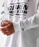 マクラーレン F1チーム NewEra ロングスリーブ レーシング Tシャツ ホワイト