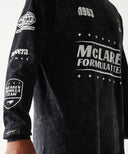 マクラーレン F1チーム NewEra ロングスリーブ レーシング Tシャツ ブラック