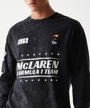 マクラーレン F1チーム NewEra ロングスリーブ レーシング Tシャツ ブラック