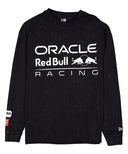 オラクル レッドブル レーシング NEWERA ライナー グラフィック ロングスリーブ Tシャツ ブラック