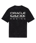 オラクル レッドブル レーシング NEWERA ライナー グラフィック オーバーサイズ Tシャツ ブラック
