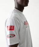 オラクル レッドブル レーシング NEWERA グラフィック オーバーサイズ Tシャツ ホワイト