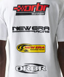 オラクル レッドブル レーシング NEWERA グラフィック オーバーサイズ Tシャツ ホワイト