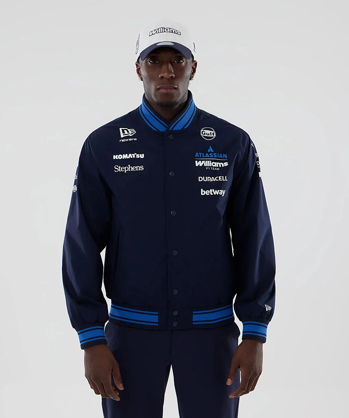 アトラシアン ウィリアムズ F1 チーム NewEra VARSITY ジャケット 2026