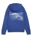 Formula1 グラフィック フルジップ フーディー ブルー