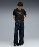 アストンマーティン アラムコ F1 チーム エッセンシャル BIGロゴ Tシャツ BK