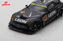 LEON PYRAMID AMG K2 R&D LEON RACING No.65 蒲生尚弥 / 菅波冬悟 GT300 スーパーGT 2025 by スパーク 1/64スケール