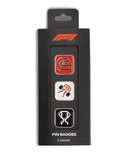 Formula1  オフィシャル 3Pack ピンバッジ