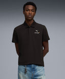 マクラーレン F1 チーム FW スモールロゴ ポロシャツ ブラック