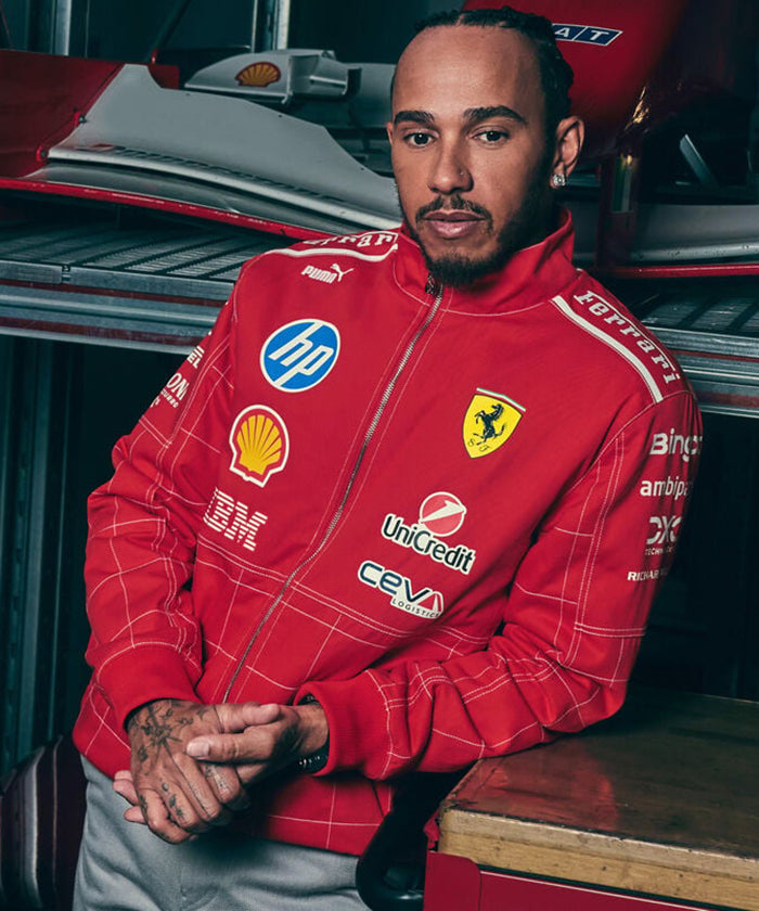バブリースーツ　レッド ゴールド チェーン柄 ジャケット スカート セット スクーデリア フェラーリ HP チーム SPECIAL MONZA ジャケット 2026