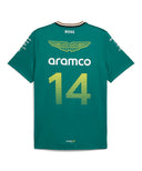 アストンマーチン アラムコ F1チーム レプリカ フェルナンド・アロンソ Tシャツ GR