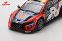 Hyundai i20N Rally1 Hyundai MotorSports No.8 オット･タナック / マルティン･ジェルペオジャ 2025年 ラリー･モンテカルロ by スパーク 1/43スケール