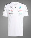 メルセデス AMG ペトロナス チーム レプリカ ドライバー Tシャツ ホワイト