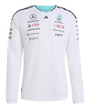 メルセデス AMG ペトロナス F1 チーム ドライバー ロングスリーブ Tシャツ WH 【オーセンティック】2026