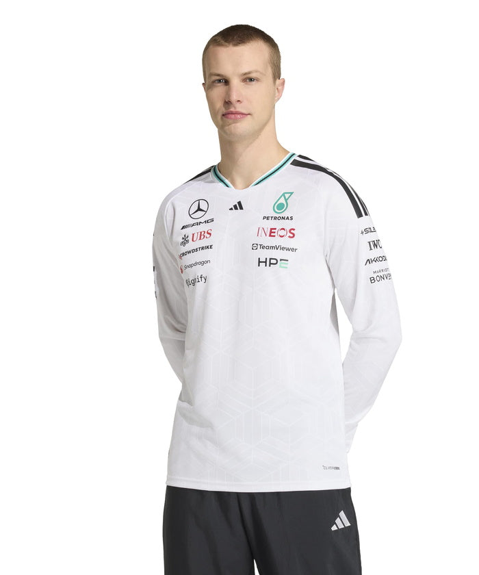 メルセデス - AMG ペトロナスF1 チーム ロングスリーブ T シャツ メルセデス AMG ペトロナス F1 チーム ドライバー ロングスリーブ T