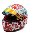 DRM別注 シャルル・ルクレール 2021年 アブダビGP スクーデリア フェラーリ ヘルメット by BELL 1/2スケール