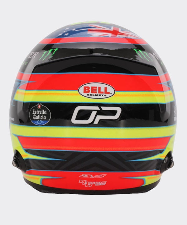 オスカー・ピアストリ 2025年 マクラーレン ヘルメット by BELL 1/2
