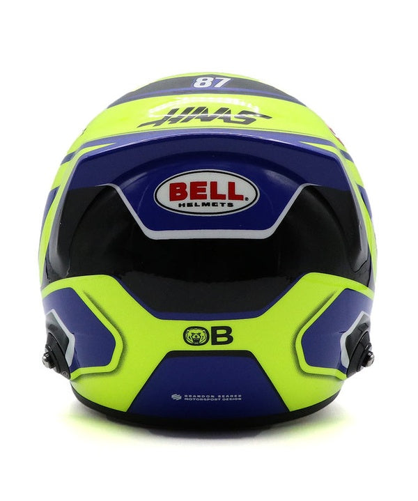 オリバー・ベアマン 2025年 ハース ヘルメット by BELL 1/2スケール