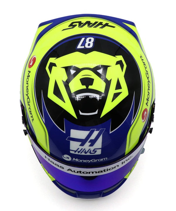 オリバー・ベアマン 2025年 ハース ヘルメット BY BELL 1/2 オリバー・ベアマン 2025年 ハース ヘルメット by BELL 1/2スケール