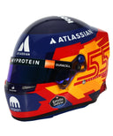 カルロス・サインツ 2025年 ウィリアムズ ヘルメット by BELL 1/2スケール