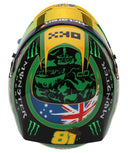 オスカー・ピアストリ 2025年 オーストラリアGP マクラーレン ヘルメット by BELL 1/2スケール