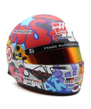 エステバン・オコン 2025年 マイアミGP ハース ヘルメット by BELL 1/2スケール