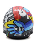 エステバン・オコン 2025年 マイアミGP ハース ヘルメット by BELL 1/2スケール