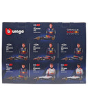 オラクル レッドブル レーシング F1 モデルカー 7台セット by ブラゴ 1/43スケール
