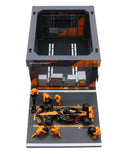 マクラーレン F1 MCL38  ランド・ノリス ジオラマ ピットストップセット by ブラゴ 1/43スケール