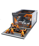 マクラーレン F1 MCL38  オスカー・ピアストリ ジオラマ ピットストップセット by ブラゴ 1/43スケール