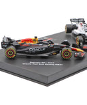 オラクル レッドブル レーシング RB21 マックス･フェルスタッペン 2025年 バーレーンGP＆日本GP 2台セット by ブラゴ 1/64スケール