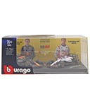 オラクル レッドブル レーシング RB21 マックス･フェルスタッペン 2025年 バーレーンGP＆日本GP 2台セット by ブラゴ 1/64スケール