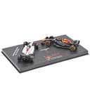 オラクル レッドブル レーシング RB21 マックス･フェルスタッペン 2025年 バーレーンGP＆日本GP 2台セット by ブラゴ 1/64スケール