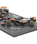 マクラーレン F1チーム MCL39 ランド･ノリス 2025年オーストラリアGP＆イギリスGP 2台セット by ブラゴ 1/64スケール