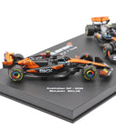 マクラーレン F1チーム MCL39 ランド･ノリス 2025年オーストラリアGP＆イギリスGP 2台セット by ブラゴ 1/64スケール