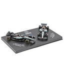 メルセデスAMG ペトロナス F1チーム W16 キミ･アントネッリ 2025年 オーストラリアGP＆イギリスGP 2台セット by ブラゴ 1/64スケール
