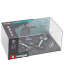 メルセデスAMG ペトロナス F1チーム W16 キミ･アントネッリ 2025年 オーストラリアGP＆イギリスGP 2台セット by ブラゴ 1/64スケール