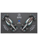 メルセデスAMG ペトロナス F1チーム W16 キミ･アントネッリ 2025年 オーストラリアGP＆イギリスGP 2台セット by ブラゴ 1/64スケール