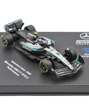 メルセデスAMG ペトロナス F1チーム W16 キミ･アントネッリ 2025年 オーストラリアGP＆イギリスGP 2台セット by ブラゴ 1/64スケール