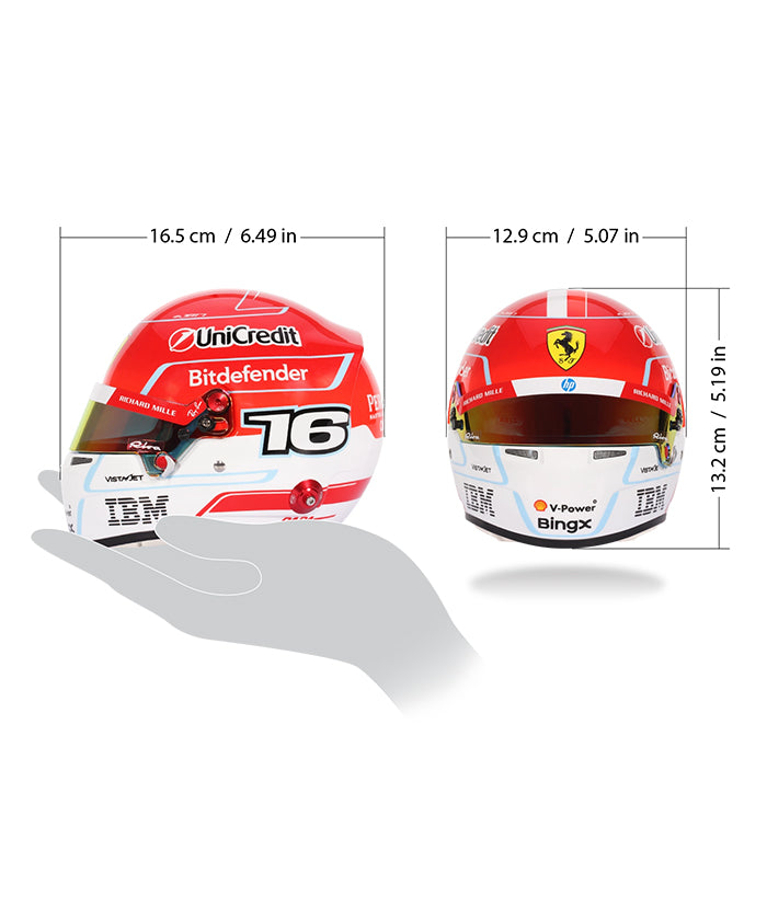 シャルル・ルクレール 2026年 フェラーリ ヘルメット by BELL 1/2