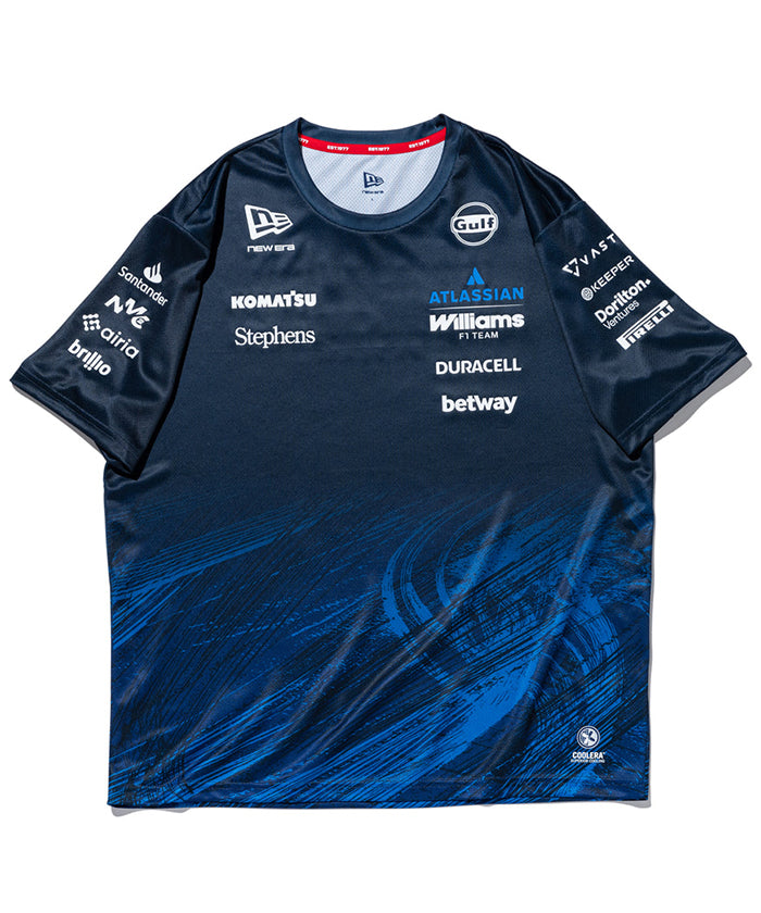 アトラシアン ウィリアムズ F1 チーム NewEra チーム テックTシャツ