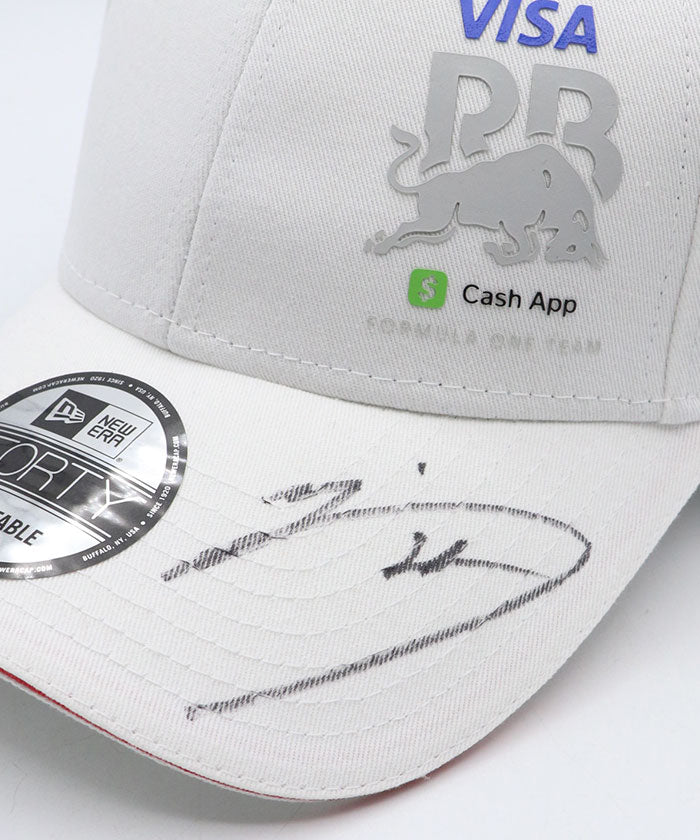 角田裕毅 直筆サイン入り Visa Cash App RB チーム NewEra キャップ