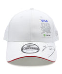 角田裕毅 直筆サイン入り Visa Cash App RB チーム NewEra キャップ 2024年