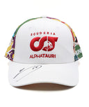 角田裕毅 直筆サイン入り スクーデリア アルファタウリ チーム日本限定 ドライバーキャップ 2023年